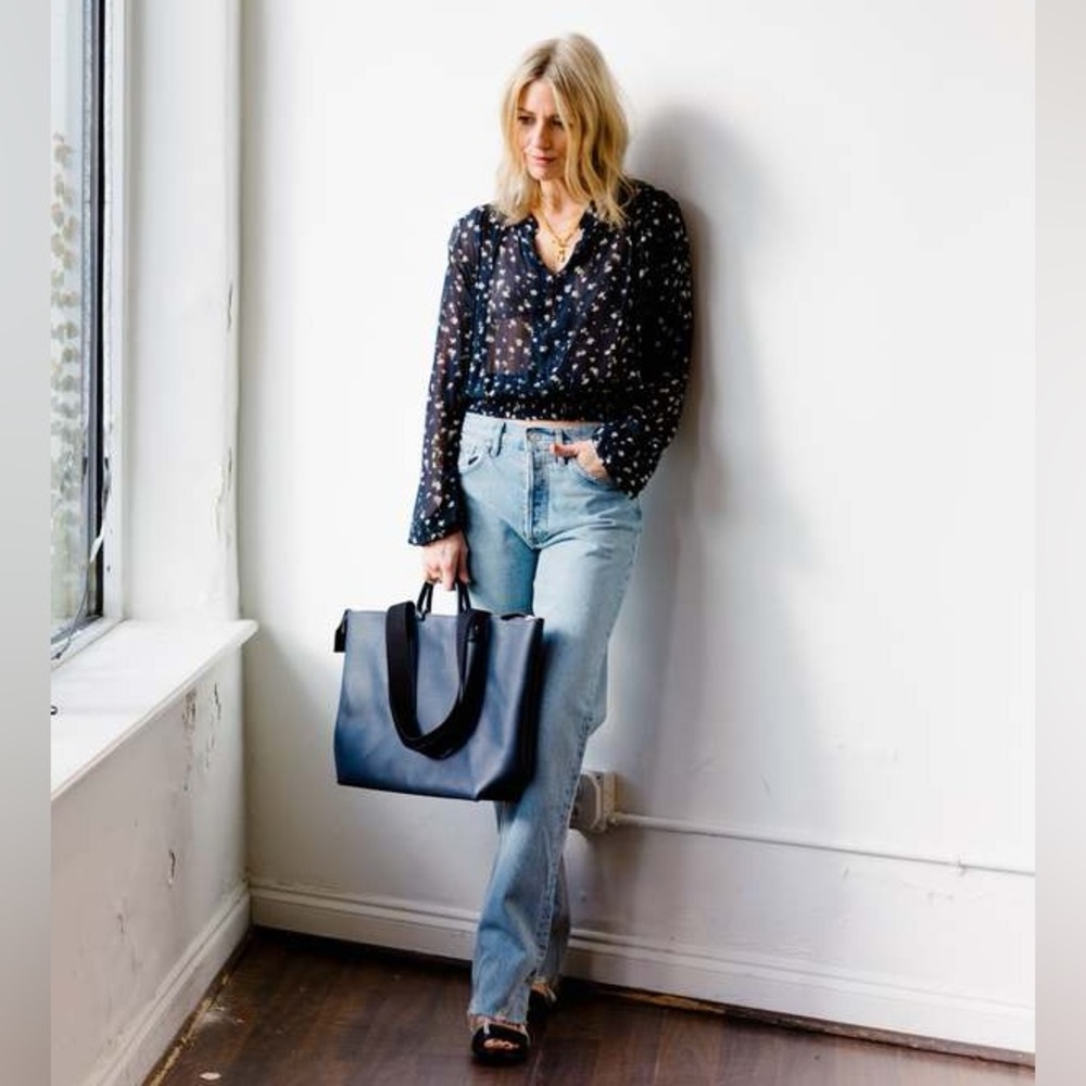 RAG & BONE $350 CALISTA FLORAL BLOUSE TOP